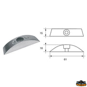 Anodes for engines Volvo-Penta Trem L8140000