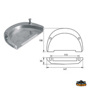 Anodes for engines Volvo-Penta Trem L8240308