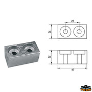 Anodes for engines Yamaha-Mariner Trem L8146105