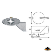 Anodes for engines Yamaha-Mariner Trem L8146023