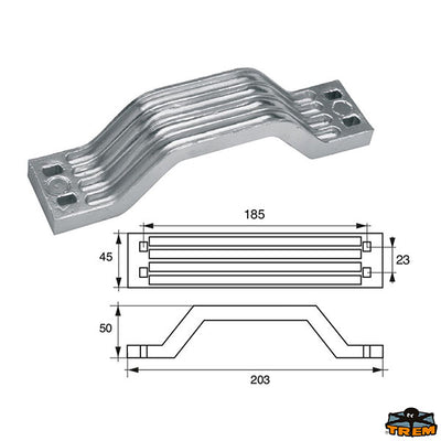 Anodes for engines Yamaha-Mariner Trem L8246015