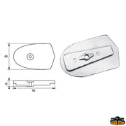 Anode for engines Yamaha-Mariner Trem L8146118