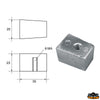 Anodes for engines Yamaha-Mariner Trem L8246304