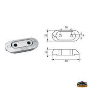 Anodes for engines Yamaha-Mariner Trem L8246301