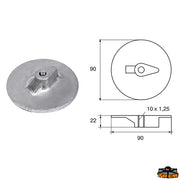 Anode for engines Yamaha-Mariner Trem L8146025
