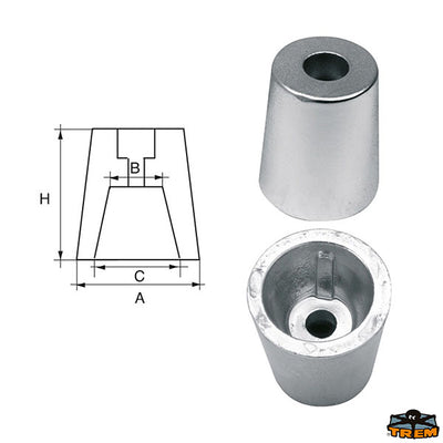 Conical joint nuts Radice Trem L8146305