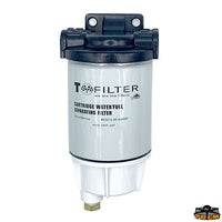 Universal water/fuel separating filter Racor 3213/Mercury type - Micron cartridge 10 - Ø mm 93 - H mm 220 - Projection mm100 [N0114573]