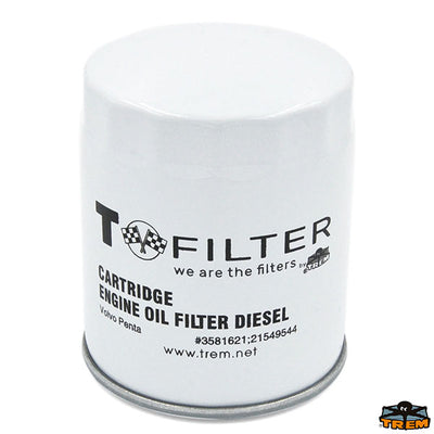 Oil filter for Volvo Penta diesel engines Trem N0114621