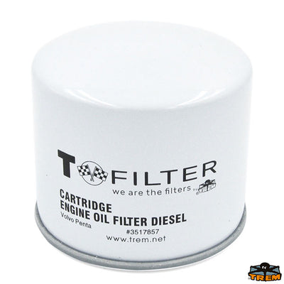Oil filter for Volvo Penta diesel engines & benzina Trem N0114857