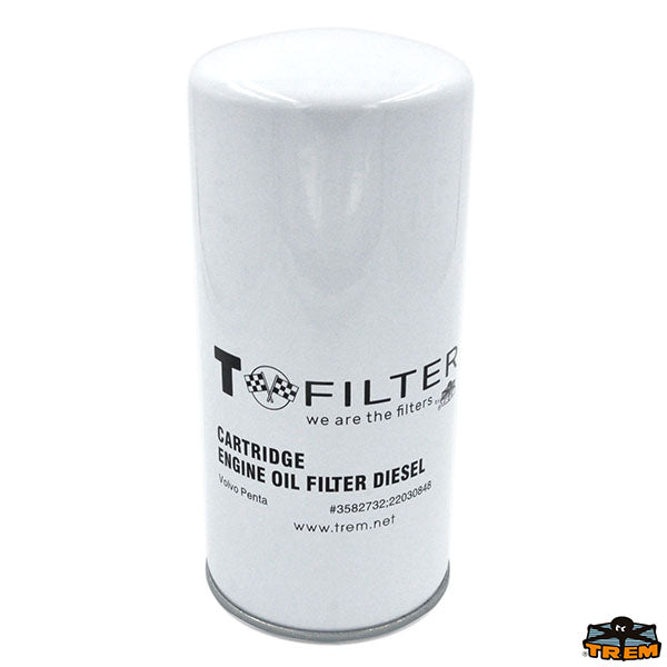 Oil filter for Volvo Penta diesel engines Trem N0114848