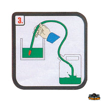 Manual siphon pump for liquid transfer 18 Lt/min - Internal tube Ø mm 13 - Ø " 1/2" - Flow rate Lt/min 18 - Hose length 1.75 m [N0125018]