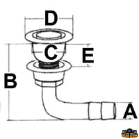 Stainless steel wire fuel vents A 16 mm - Curved model - A mm 16 - B mm 76 - C mm47 - D mm								

								47 - And mm max 41 - And mm min 13 [N2816791]