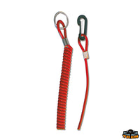 Safety stop key with spiral string Yamaha diameter 139 mm - For Yamaha engines Ø 13.9 mm. [L5362572]