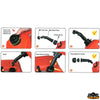 Plastic auto shut off fuel cans 5 Lt - Liters 5 - A mm 260 - B mm 274 - C mm130 [N0105182]