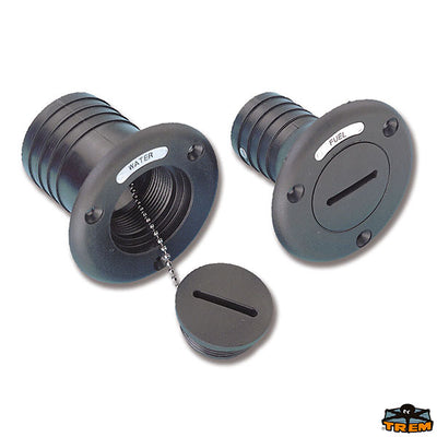 Black nylon fuel deck plug Trem N2950080