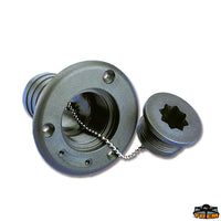 Black nylon fuel deck plug Trem N2833000