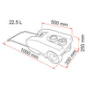 Fiamma Roll-Tank 23L Fresh Water in Blue (02428A03A)