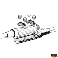 Extension rod for outboard engines length 600-1000 mm - Length 90-135 cm - Power off button YES - Telescopic model [N4130120]