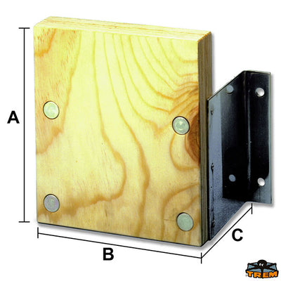 Outboard motor bracket for transom mounting Trem O0700275