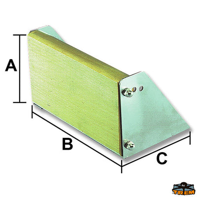Adjustable outboard bracket for deck-mounting Trem S3000275