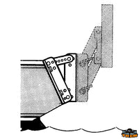 Adjustable plate for motor bracket Trem O0500065