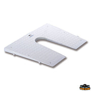 Knurled plastic stern protection plate Trem O0520043