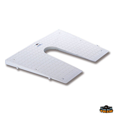 Knurled plastic stern protection plate Trem O0520043