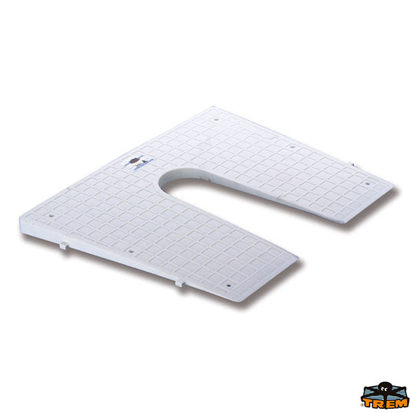 Knurled plastic stern protection plate Trem O0520043