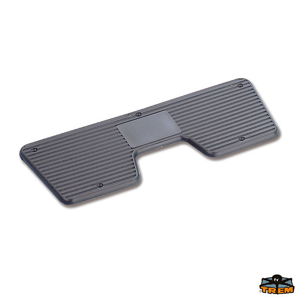 Knurled plastic stern protection plate Trem N0010027