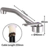 Florenz 90 Degree Turn Mixer Tap in Chrome