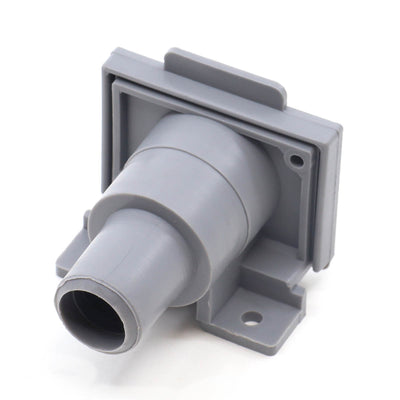 Outlet Hose Socket with Cover for 3/4