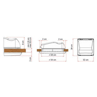 Fiamma Rooflight Vent 28 F Crystal (07902-02D)