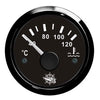 Water temperature gauge 40/120° black/black