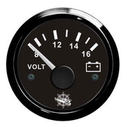 Voltmeter 8/16 V black/black