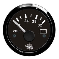 Voltmeter 18/32 V black/black