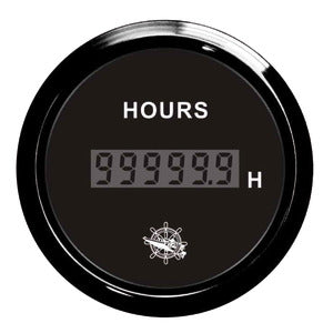 Digital hour counter black/black