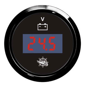Digital voltmeter 8/32 V black/black