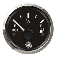 Fuel level gauge 10/180 ohm black/glossy