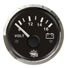 Voltmeter 8/16 V black/glossy