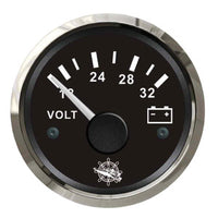 Voltmeter 18/32 V black/glossy