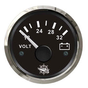 Voltmeter 18/32 V black/glossy
