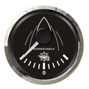 Rudder angle indicator black/glossy