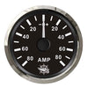 Ammeter w/shunt 80 A black/glossy