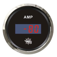 Digital ammeter w/shunt black/glossy