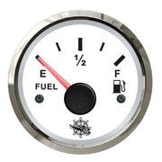 Fuel level gauge 240/33 ohm white/glossy