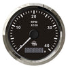 Revolution counter 0-4000 RPM black/glossy