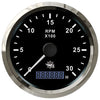 Revolution counter 0-3000 RPM white/glossy