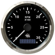 Revolution counter 0-3000 RPM white/glossy