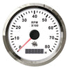 Revolution counter 0-8000 RPM white/glossy