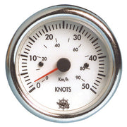 Guardian speedometer 0-50 knots white 12 V